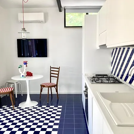 Maison Blue Con Patio דירה *